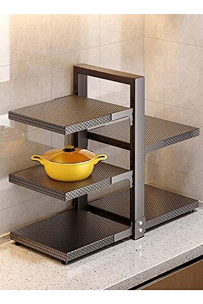 BLOOMING TIME رف تخزين أواني الطهي بثلاث طبقات + طبقتين - منظم أسفل الحوض أو ...