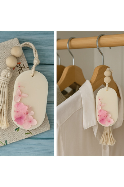 LumanariArtizanale.Ro Wardrobe Air Freshener, Scented Tablet, J’ADORE, Rose - Jasmine - Ylang-Ylang, handmade in Romania