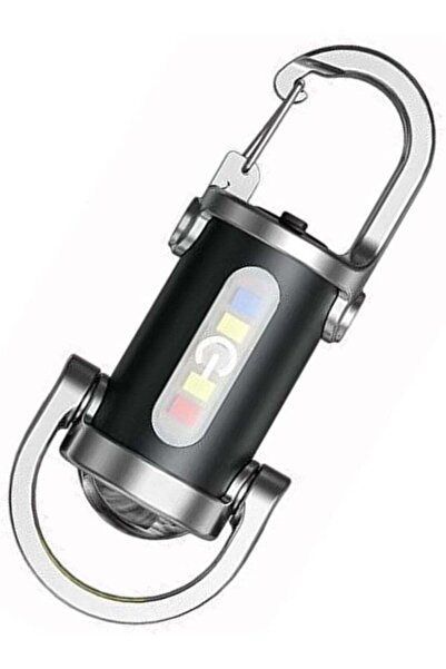 Generic Super Bright Mini LED Flashlight Keychain Rechargeable COB Side Light Waterproof Camping Emergency