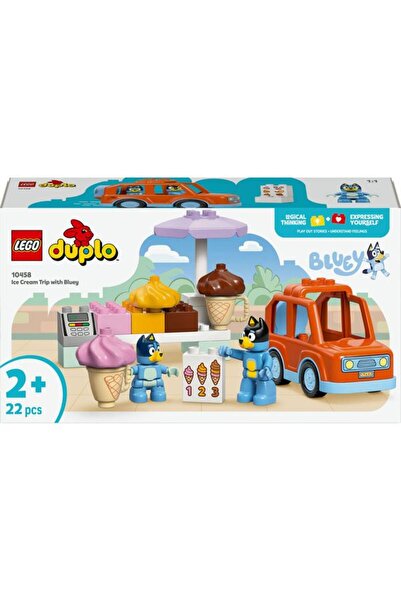 LEGO DUPLO Bluey - Visit to the Ice Cream Van (10458), 2+ years, 22 pieces