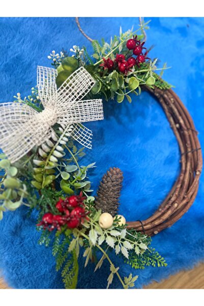 Marrone New Year's Door Ornament Cochineal Wreath