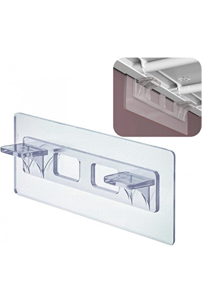 MaffStuff Set 10 Suporturi Autoadezive pentru Polițe și Rafturi 12x6x1.5 cm M...