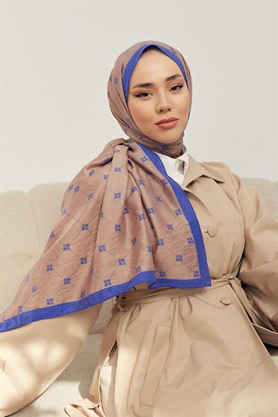 Silk Home Olinda Şal - 49003 - Vizon Mavi