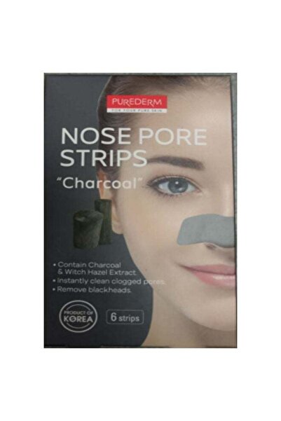 Purederm Charcoal Nose Pore Strips, Count 6, 30 g