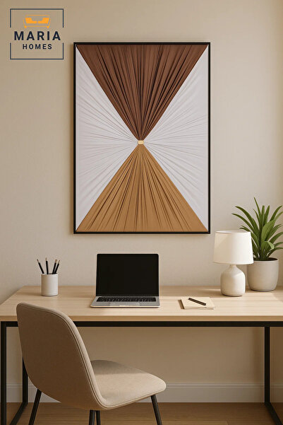 MARIA HOMES Modern Wall Art 120×80 – Abstract Frame & Luxury Wall Decor for L...