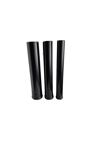 Elioure 50 Cm Pelet Soba Baca Borusu, Siyah, Ø 100 Mm, Dayanıklı ve Güvenilir...