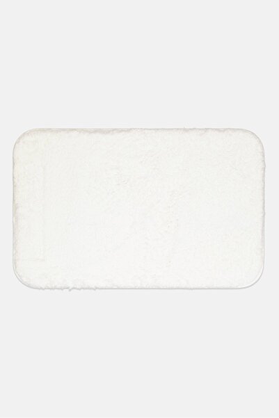 BEBEHOME Non Slip Textured Bathroom Mat, White