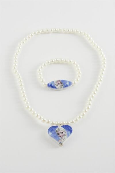 ZERO LAND Nrzsnt Çzgflm Bead Child (163912) Set Necklace-White