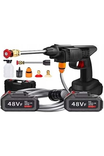 Zet Aparat de spălat cu presiune fără fir 48V, 500W, 30 bar, 3L/min, 2 bateri...