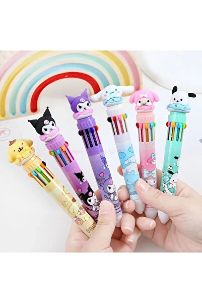 izmir yazici servis Sanrio Kuromi, Cinnamaroll , My Melody Başlıklı 6 Renk ya...