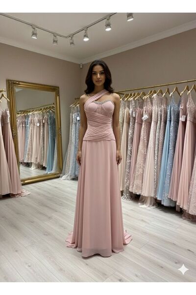 BTROON فستان شيفون