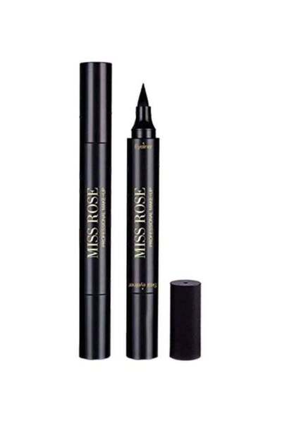 MISS ROSE Waterproof Eyeliner with Winged Stamp - Black