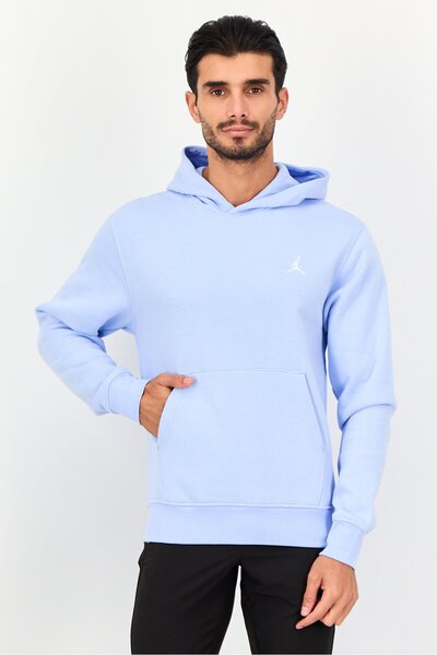Nike Men Sportswear Fit Long Sleeve Outdoor Hoodie, Pastel Blue