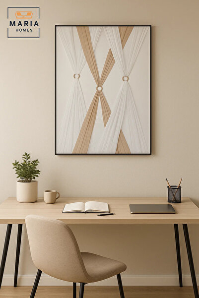 MARIA HOMES Modern Wall Art 120×80 – Luxury Wall Decor Frame for Living Room & Bedroom