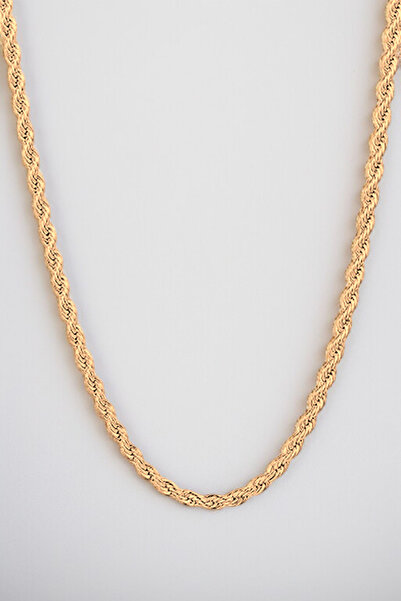 AK STORE SİLVER Gümüş Kaplama 316 L Paslanmaz Singapur Örme Halat Zincir Koly...