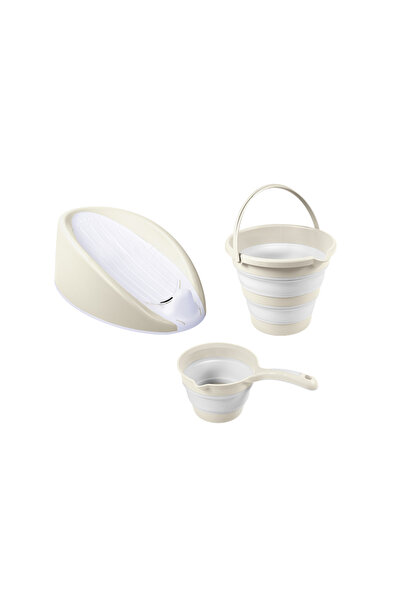 Dolu Nuve Set 3 in 1 cu suport anatomic pentru cadita - Bej