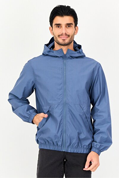 CELIO جاكيت بومبر رجالي سادة، أزرق داكن