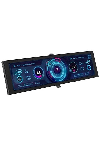 OEM Ecran Secundar 8.8 Inch Turing Smart Screen pentru PC, LCD IPS, Aluminiu,...