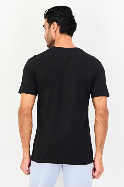 Ellesse Men Sportswear Fit Short Sleeve Outdoor T-Shirt, Black