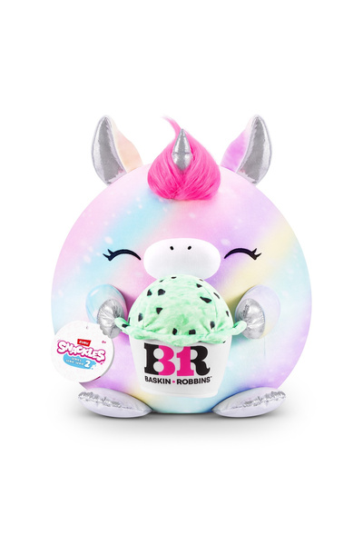 Snackles - Jucarie de plus colectibila, 35 cm, Unicorn&Basink-Robbin (MARTY) ...