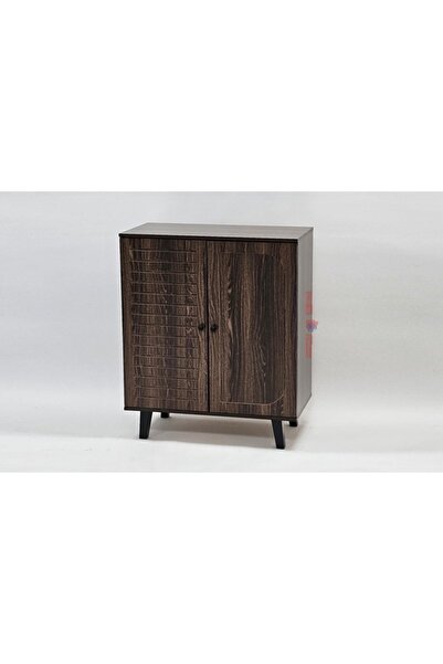 Icon Brown Wooden Shoe Cabinet with Ventilation Openings