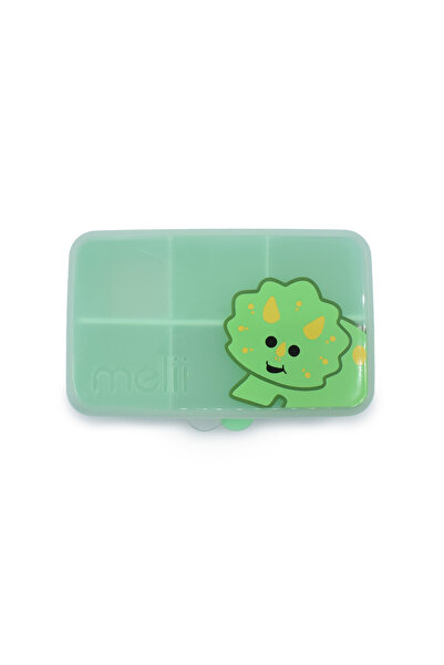 Melii 6-compartment snack box, melii, dinosaur print