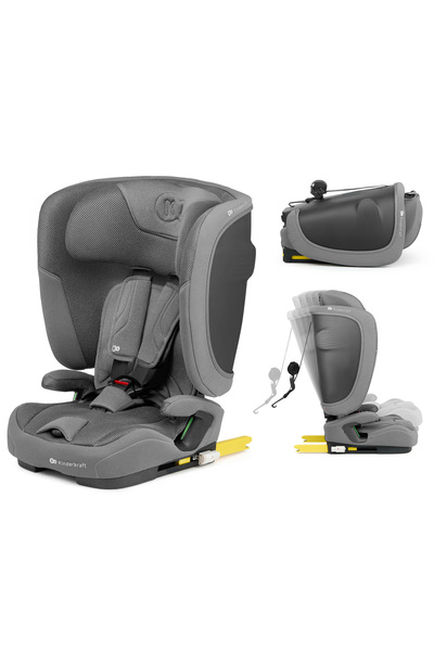Kinderkraft Car seat fix2go 76-150 cm, grey