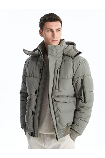 LC Waikiki Standard Mold Hooded Men's Puffer Coat