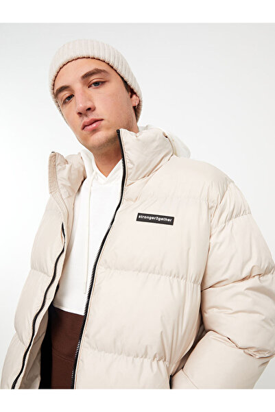 LC Waikiki Standard Mold Stand Collar Men's Puffer Coat