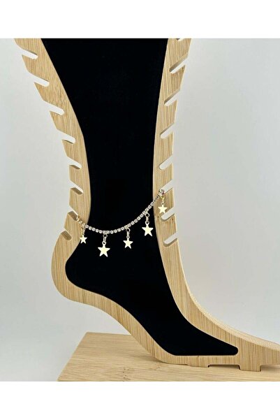 burjalmodah Elegant anklet with sparkling star charms