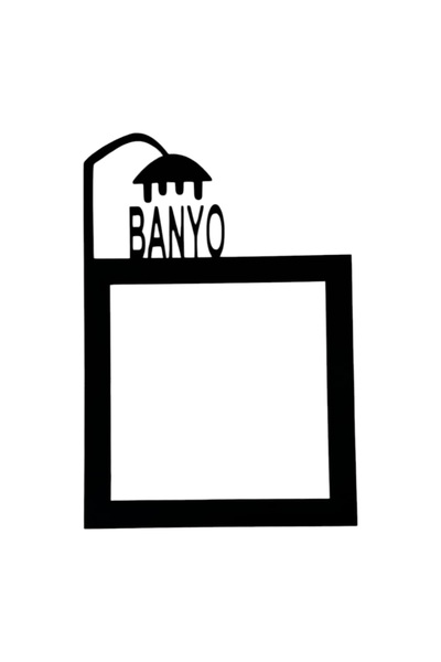 Formiqra Priz Kenar Süsü Banyo Yazılı