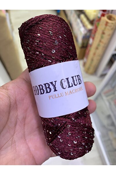 hobby club Pullu Polyester Makrome İpi Çanta Örgü İpi 100 gram
