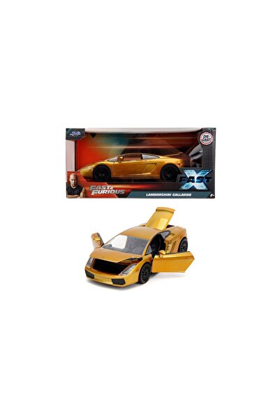 Simba Jada fast furious metal car lamborghini gallardo gold scale 1 to 24