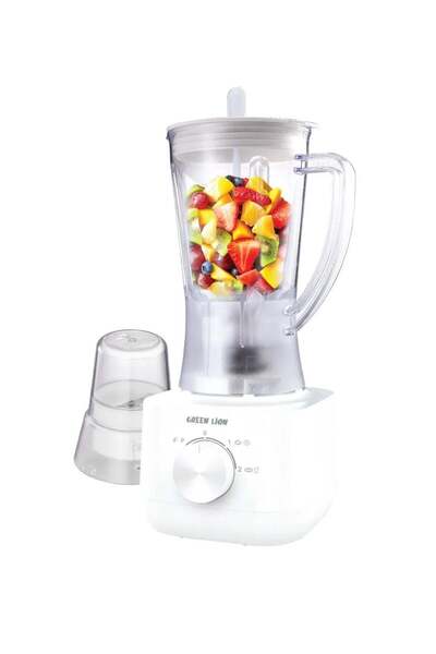 Green Lion Jet Blend Pro Juice Blender 650W - 1.0L, 4-Leaf Blade, 2 Speeds - White