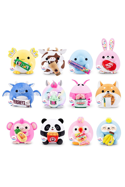 Snackles - Jucarie de plus colectibila, 35 cm, diverse modele, S2W2 copii var...