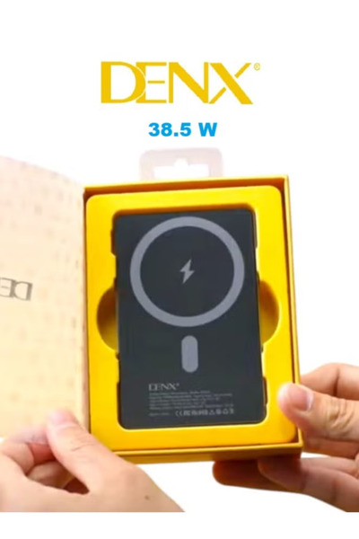 Denx 10000mAh Magnetic Power Bank with Wireless Charging and LED Backlight Display DX425