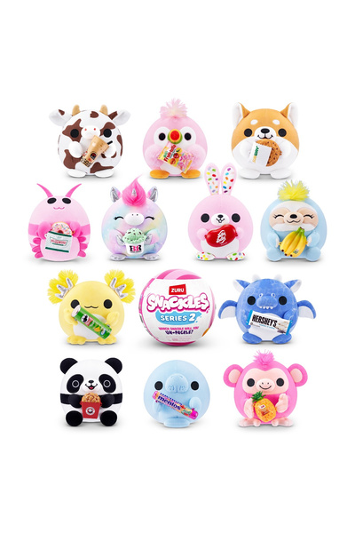Snackles - Jucarie de plus colectibila, 11.5 cm, diverse modele, S2W2 copii v...