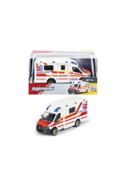 Simba Majorette ambulanta metalica mercedes benz sprinter scara 1 la 43