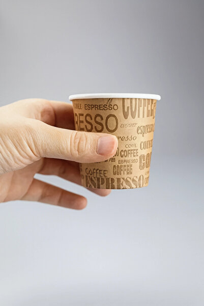 YOK YOK AMBALAJ Karton Bardak 2.5 Oz 60 ML Zemzem Bardağı Espresso Bardağı Ka...