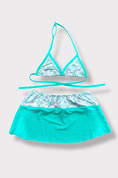 Nilmay mayo Set de bikini cu fustă pentru fete