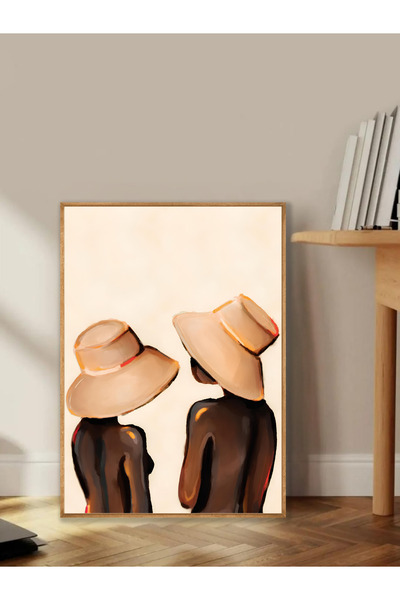 Tuba Decor Tablo dintr-o singură bucată cu rame din lemn pentru sufragerie, s...