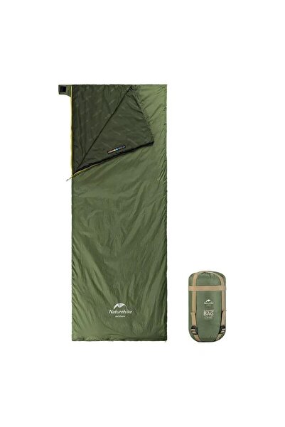 Naturehike LW180 كيس نوم صغير بسحاب أمامي مقاس XL لون أخضر