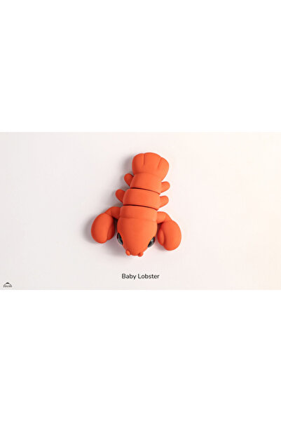 OEM 3D Printed Articulated 'Baby Lobster' Flexi Fidget - Orange