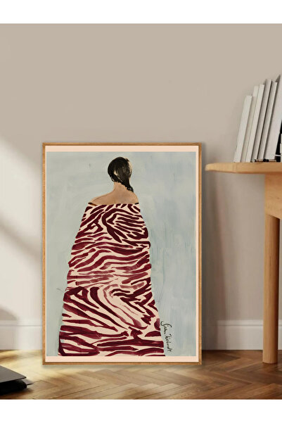 Tuba Decor Tablo dintr-o singură bucată cu rame din lemn pentru sufragerie, s...