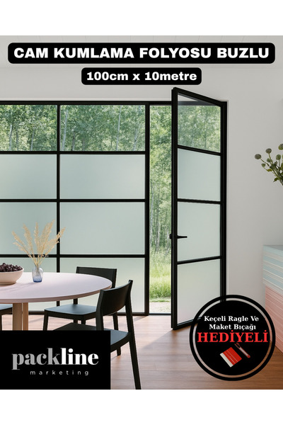 Packline Marketing Folie de sablare pentru sticlă Film de sticlă mată 100 cm ...