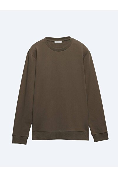 Kip Brown Crew Neck Sweatshirt