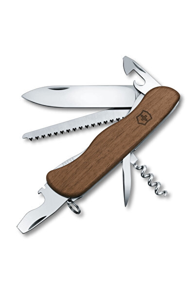 Victorinox Multifunctional Knife Forester 0.8361.63, 10 Functions, Walnut Wood