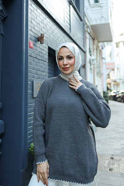 luazul Shepherd Embroidered Knitwear Sweater