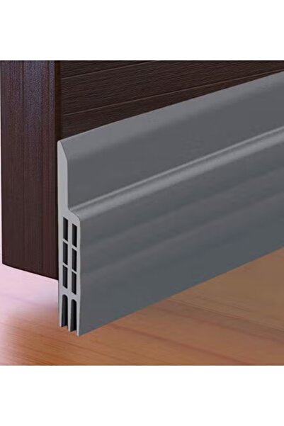 BULLGA 100cm Gray Door Bottom Protective Seal Strip, Windproof, Dustproof, and Noise Resistant