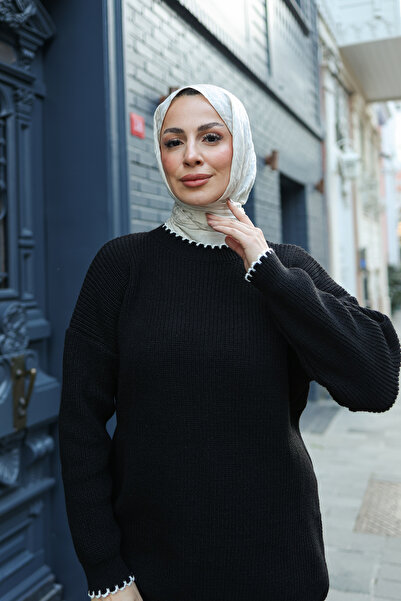 luazul Shepherd Embroidered Knitwear Sweater